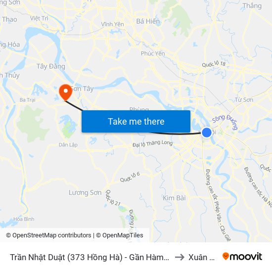 Trần Nhật Duật (373 Hồng Hà) - Gần Hàm Tử Quan to Xuân Sơn map