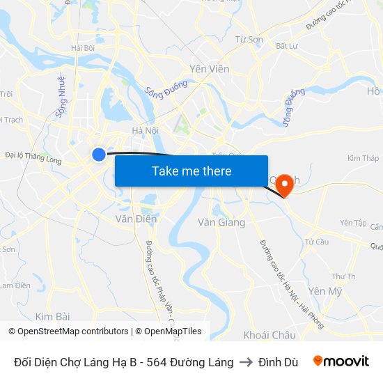 Đối Diện Chợ Láng Hạ B - 564 Đường Láng to Đình Dù map