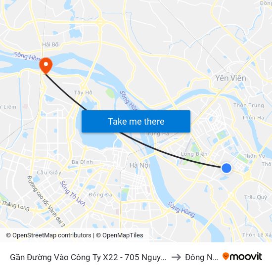 Gần Đường Vào Công Ty X22 - 705 Nguyễn Văn Linh to Đông Ngạc map