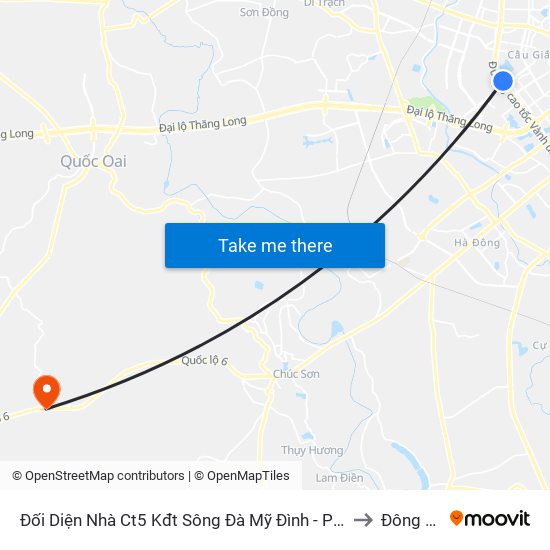 Đối Diện Nhà Ct5 Kđt Sông Đà Mỹ Đình - Phạm Hùng to Đông Sơn map