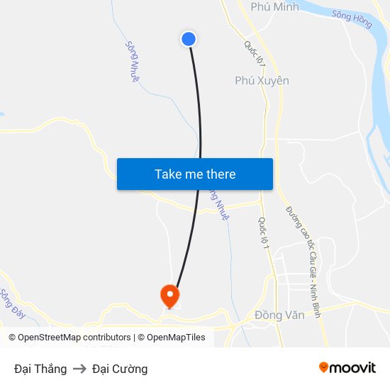 Đại Thắng to Đại Cường map