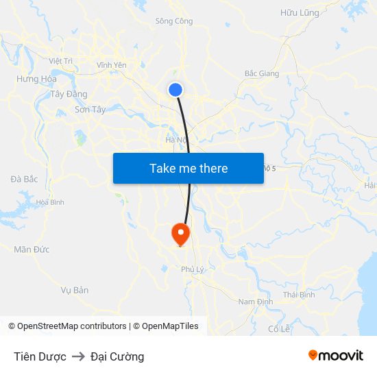 Tiên Dược to Đại Cường map