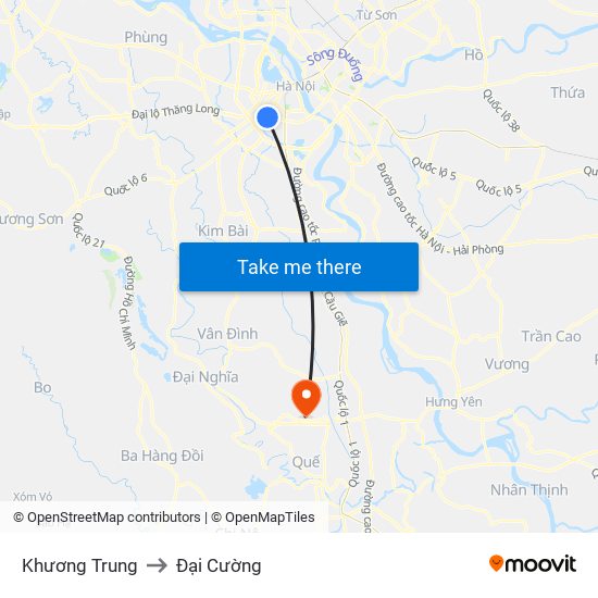 Khương Trung to Đại Cường map