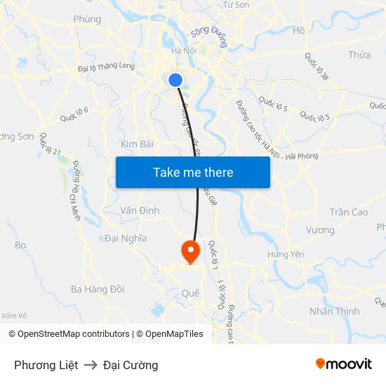 Phương Liệt to Đại Cường map