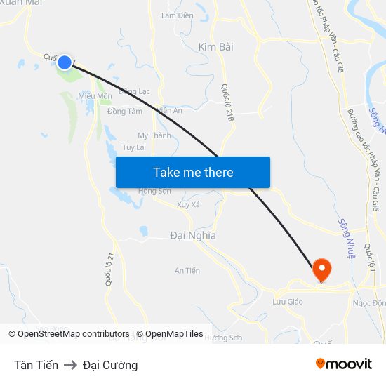 Tân Tiến to Đại Cường map