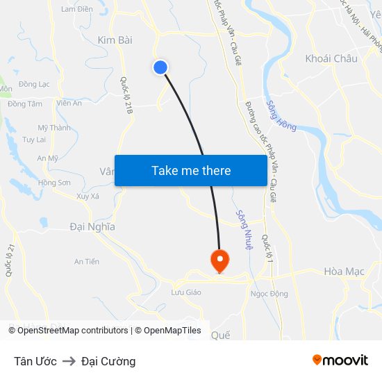 Tân Ước to Đại Cường map