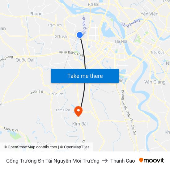 Cổng Trường Đh Tài Nguyên Môi Trường to Thanh Cao map