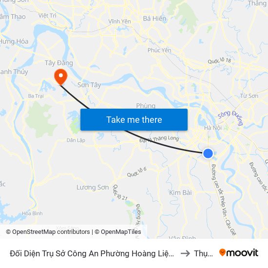 Đối Diện Trụ Sở Công An Phường Hoàng Liệt- 1277 Giải Phóng to Thụy An map