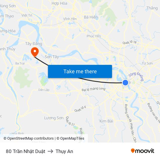 80 Trần Nhật Duật to Thụy An map