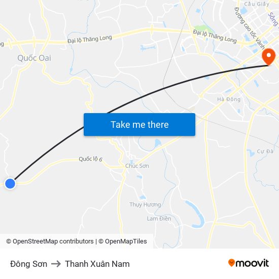 Đông Sơn to Thanh Xuân Nam map