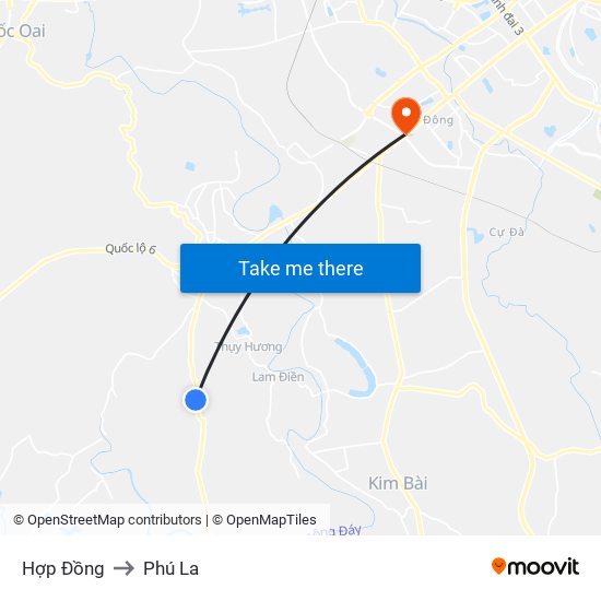 Hợp Đồng to Phú La map