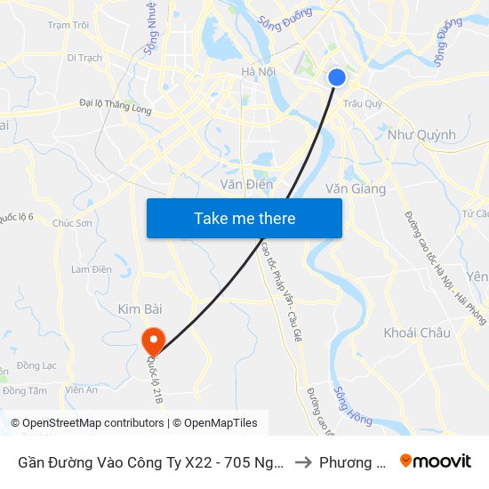 Gần Đường Vào Công Ty X22 - 705 Nguyễn Văn Linh to Phương Trung map