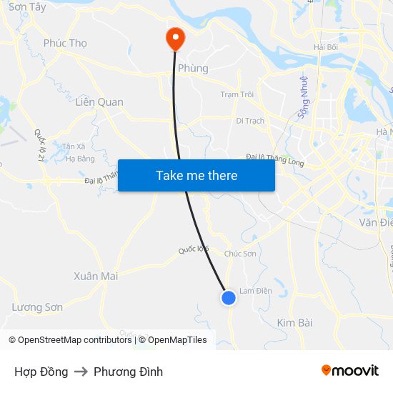 Hợp Đồng to Phương Đình map