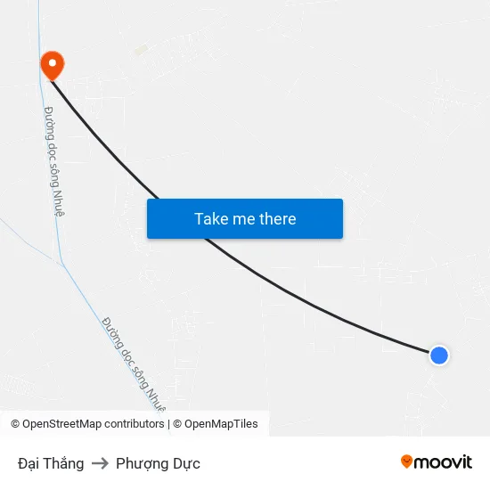 Đại Thắng to Phượng Dực map