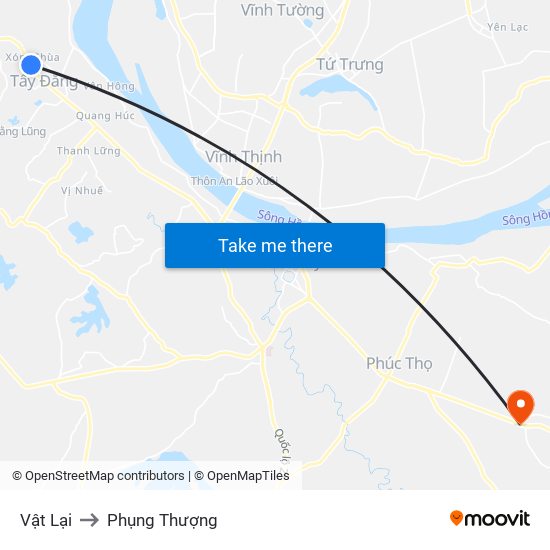 Vật Lại to Phụng Thượng map