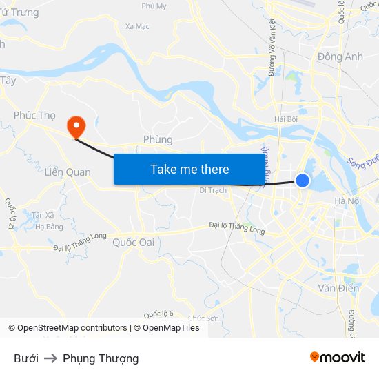 Bưởi to Phụng Thượng map