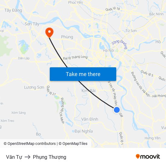 Văn Tự to Phụng Thượng map