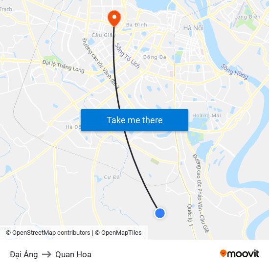 Đại Áng to Quan Hoa map