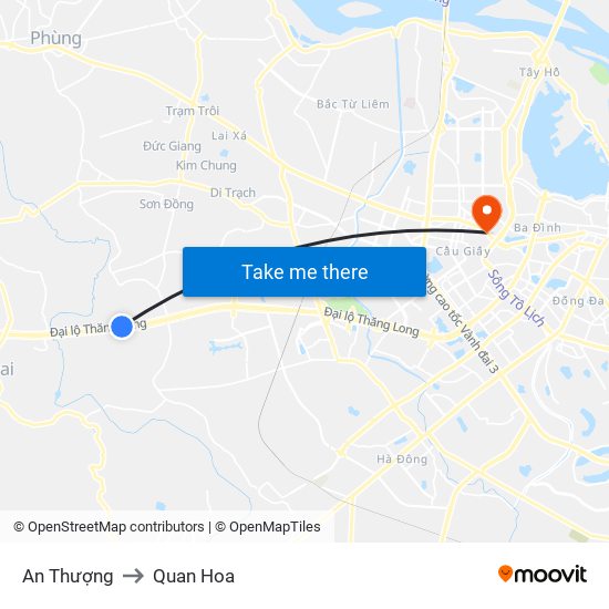 An Thượng to Quan Hoa map