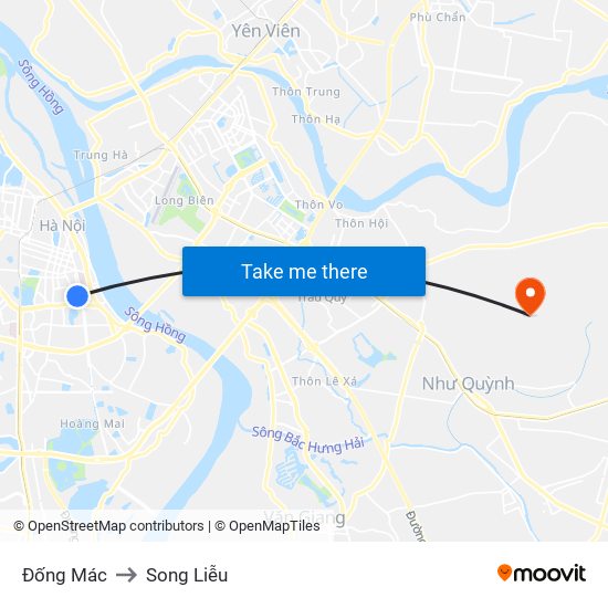 Đống Mác to Song Liễu map