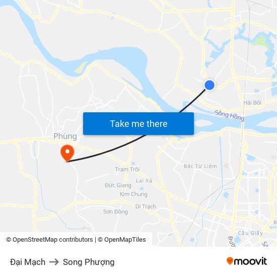 Đại Mạch to Song Phượng map