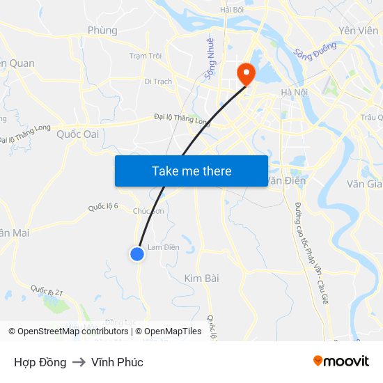 Hợp Đồng to Vĩnh Phúc map