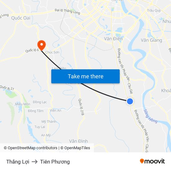 Thắng Lợi to Tiên Phương map