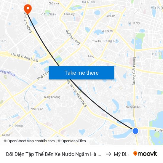 Đối Diện Tập Thể Bến Xe Nước Ngầm Hà Nội - Ngọc Hồi to Mỹ Đình 2 map