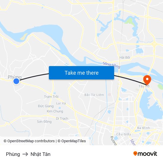 Phùng to Nhật Tân map