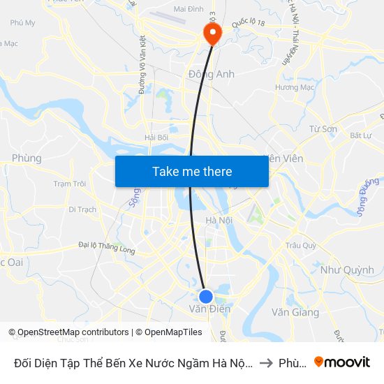 Đối Diện Tập Thể Bến Xe Nước Ngầm Hà Nội - Ngọc Hồi to Phù Lỗ map