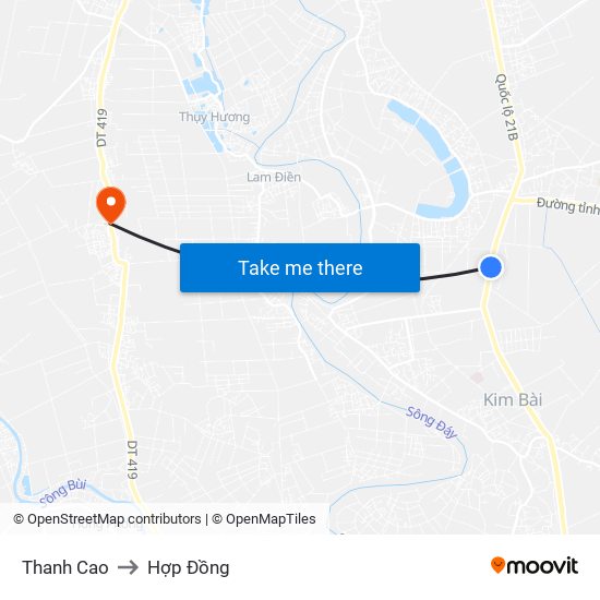 Thanh Cao to Hợp Đồng map