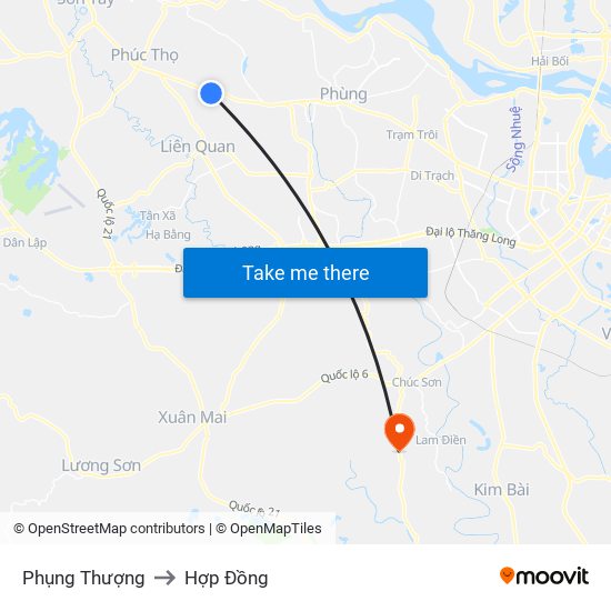 Phụng Thượng to Hợp Đồng map