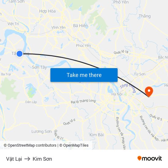 Vật Lại to Kim Sơn map