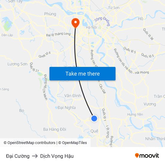 Đại Cường to Dịch Vọng Hậu map