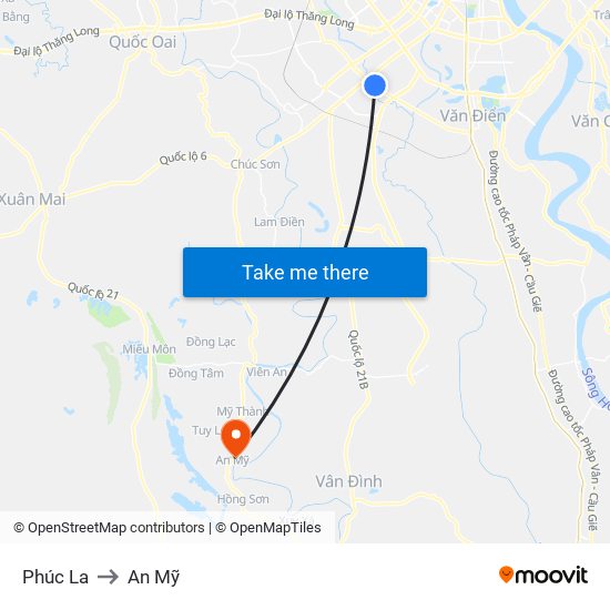 Phúc La to An Mỹ map