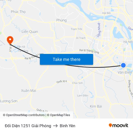 Đối Diện 1251 Giải Phóng to Bình Yên map