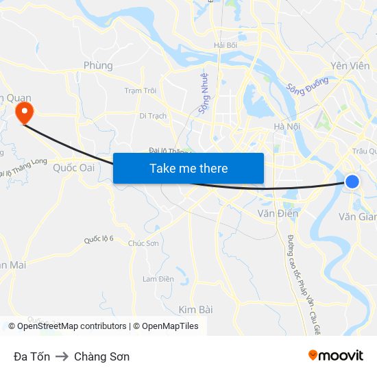 Đa Tốn to Chàng Sơn map