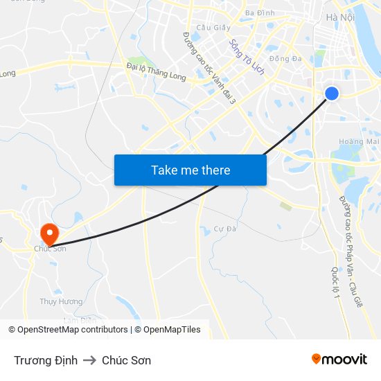 Trương Định to Chúc Sơn map