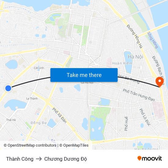 Thành Công to Chương Dương Độ map