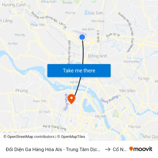 Đối Diện Ga Hàng Hóa Als - Trung Tâm Dịch Vụ Kỹ Thuật Cung Ứng Điện to Cổ Nhuế 2 map