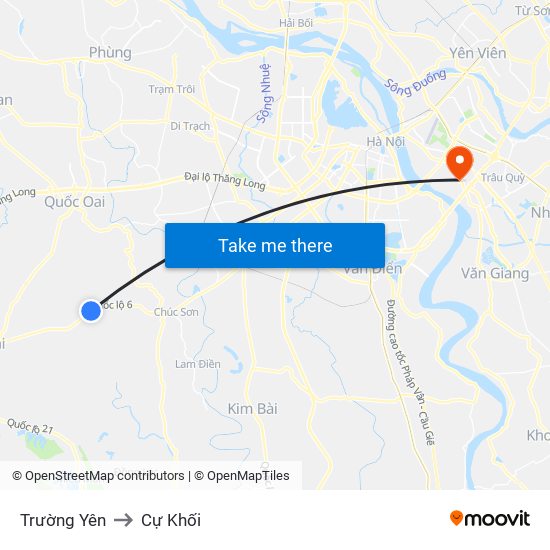 Trường Yên to Cự Khối map