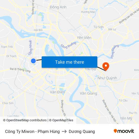 Bệnh Viện Đa Khoa Y Học Cổ Truyền - 6 Phạm Hùng to Dương Quang map