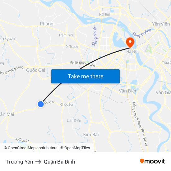 Trường Yên to Quận Ba Đình map