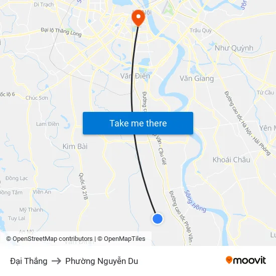 Đại Thắng to Phường Nguyễn Du map