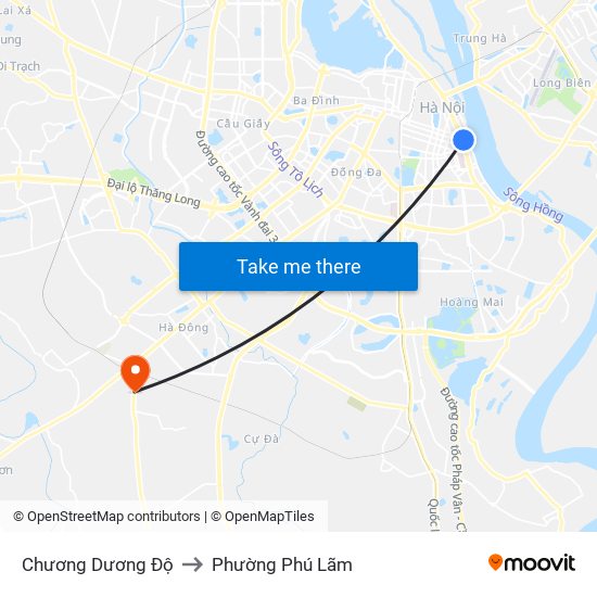 Chương Dương Độ to Phường Phú Lãm map