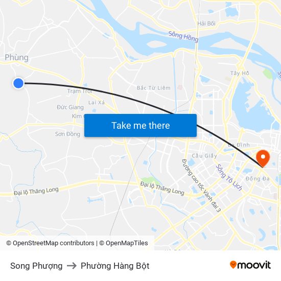 Song Phượng to Phường Hàng Bột map