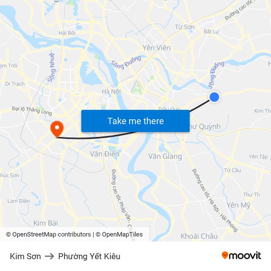 Kim Sơn to Phường Yết Kiêu map