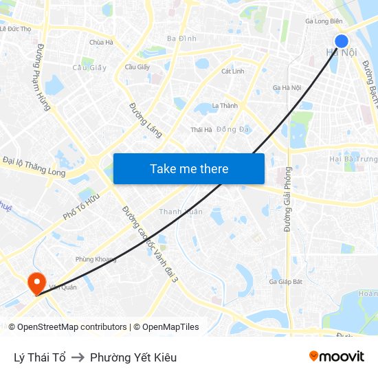 Lý Thái Tổ to Phường Yết Kiêu map