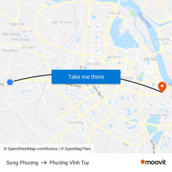 Song Phương to Phường Vĩnh Tuy map