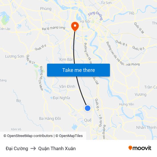 Đại Cường to Quận Thanh Xuân map